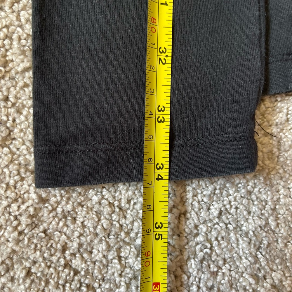 Victoria Secret PINK Black Fold Over Leopard Print Leggings Size S - Picture 7 of 7